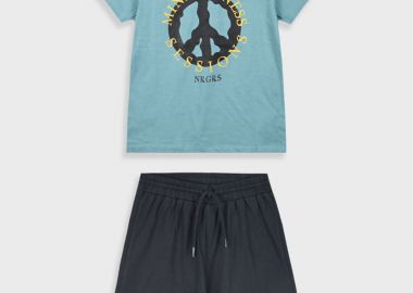 Σετ με τύπωμα για αγόρι | ΜΑΥΡΟ - Energiers - 